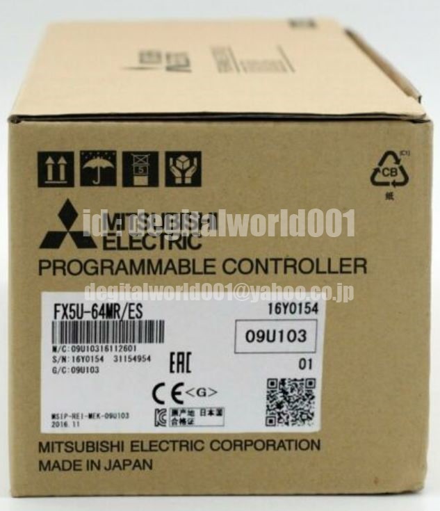 73%OFF!】 新品 代引可 東京発 MITSUBISHI 三菱 シーケンサ FX5U-64MR