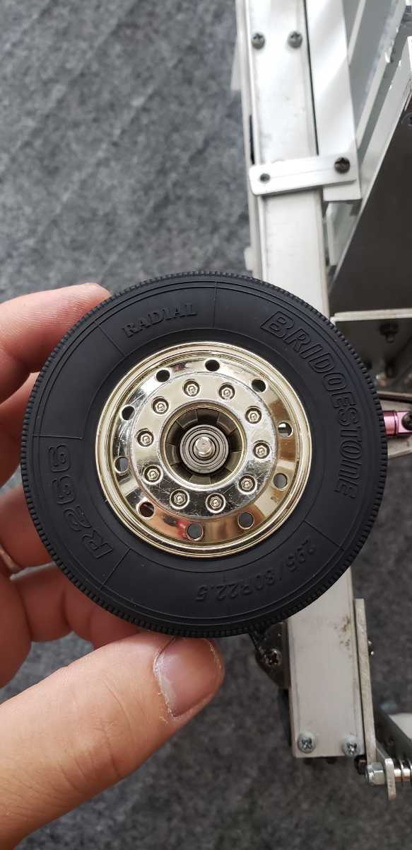 上級者向け】タミヤ1/14ビックトラック改造用単車シャーシ、荷台 上級者向け】タミヤ1/14ビックトラック改造用単車シャーシ、荷台