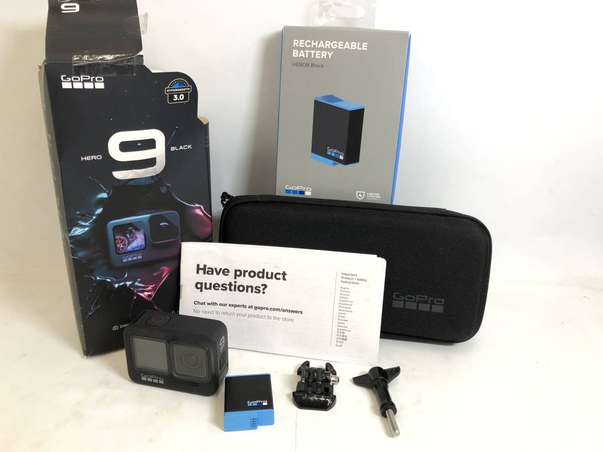 SH220531-01T/ GoPro HERO9 Black ゴープロ HERO9 ブラック アクション