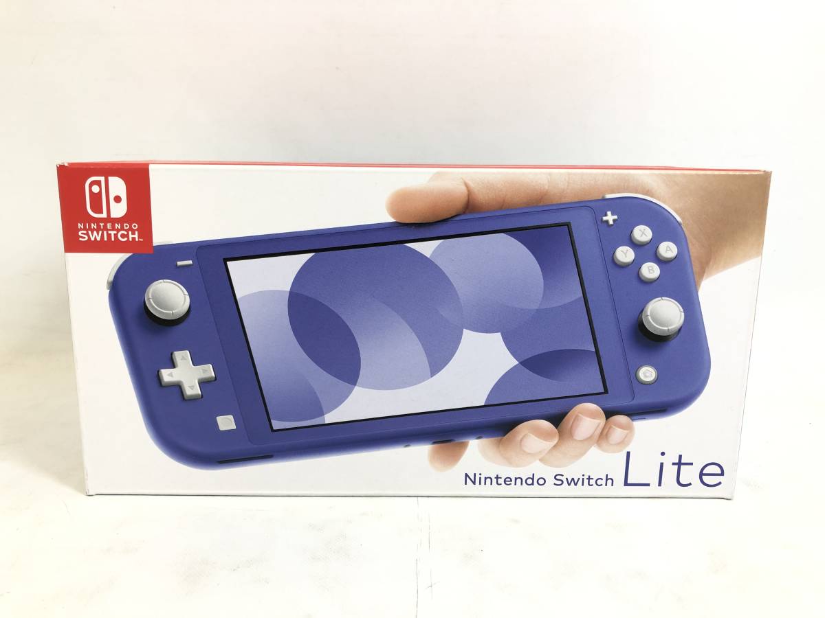 GH220610-03K/ 未使用 Nintendo Switch Lite 本体 ブルー ニンテンドー