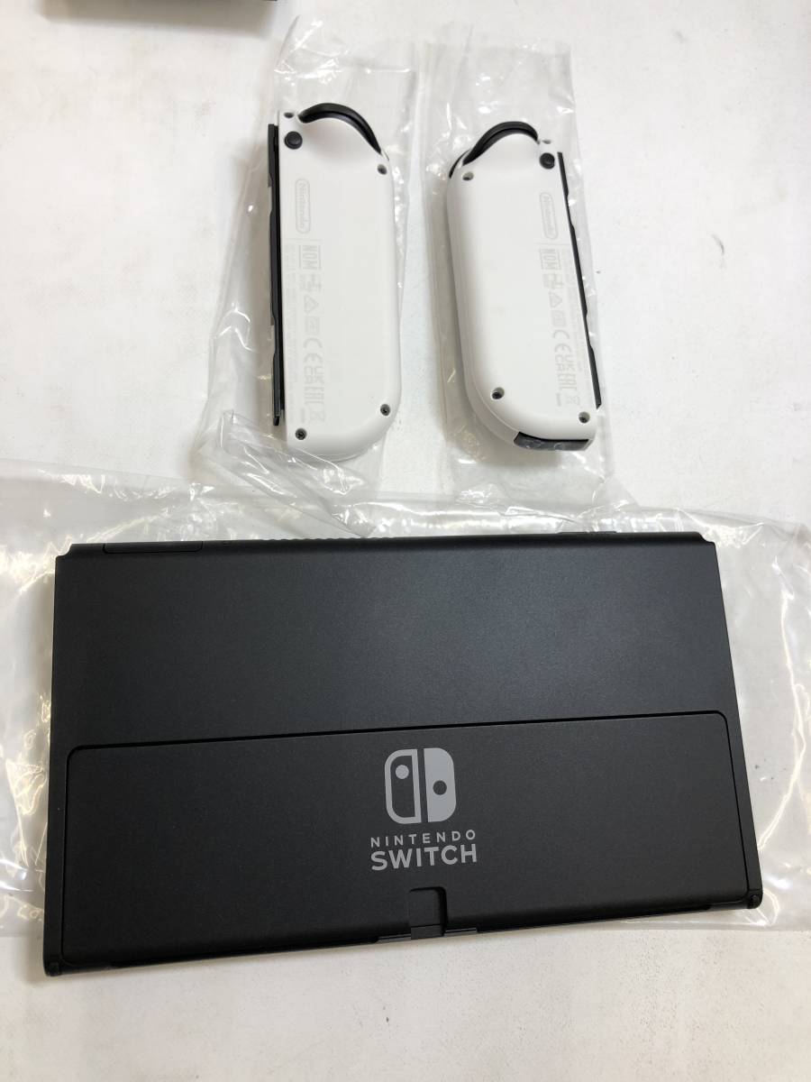 GH220620-02F/ ニンテンドースイッチ 本体 有機EL Nintendo Switch 任天堂 Joy-Con(L)/(R) ホワイト_画像7