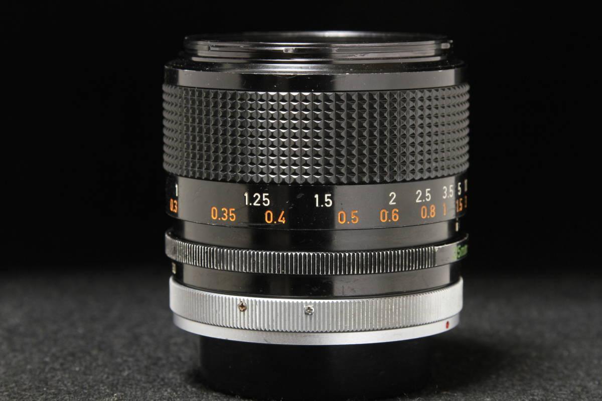 Canon FD 35mm F2 S.S.C 前玉凹レンズ 最少絞り〇マーク 希少レンズ