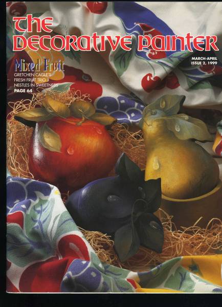 ★トールペイント本 洋書 The DECORative painter 1999年3-4月 中古本