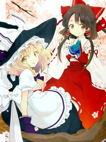東方project 博麗霊夢 霧雨魔理沙 B2タペストリー 秋☆枝 東方project 博麗霊夢 霧雨魔理沙 B2タペストリー 秋☆枝