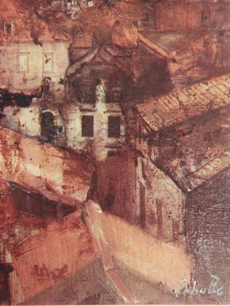 斉藤三郎、ドブロブニクの港町、希少画な集画、状態良好、新品高級額・額装付 斉藤三郎、【ドブロブニクの港町】、希少画集画、高級新品額