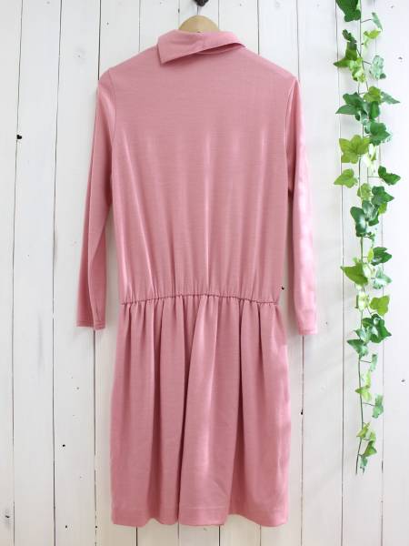 定価32,000円 新品 訳有り*BODY DRESSING ボディドレッシング*やわらかウール タートルネックワンピース ピンク 38(M)