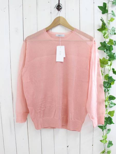 定価26,000円 新品*BODY DRESSING ボディドレッシング*薄手爽やか?シースルーニット 38(M)*