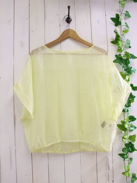 定価3萬2千円 新品*BODY DRESSING Deluxe ボディドレッシングデラックス*シルク100% 細(xì)ストライプ シースルーブラウス 38(M)*