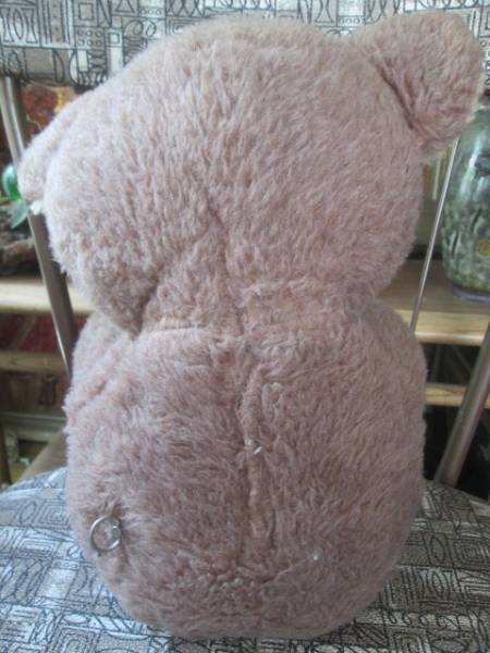 希少品★オルゴール付き　70's アメリカヴィンテージ 熊ぬいぐるみ　Bear　アンティークUSA/50's60's企業(yè)物ブロカント蚤の市イギリス