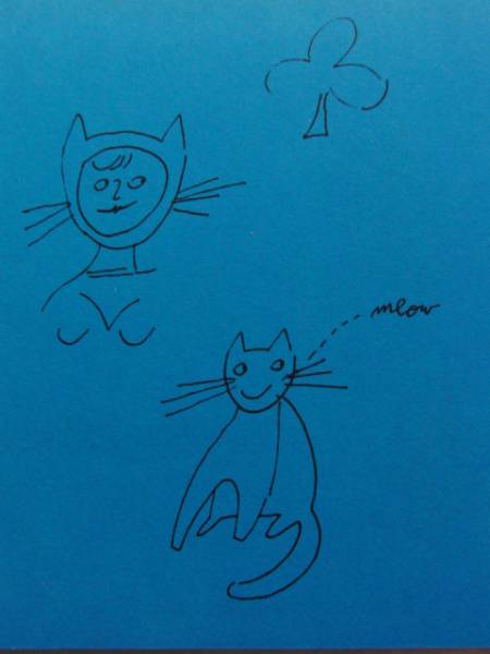 アンディ・ウォーホル、猫、希少画集画、美品、新品額付、iafa、salt_画像1