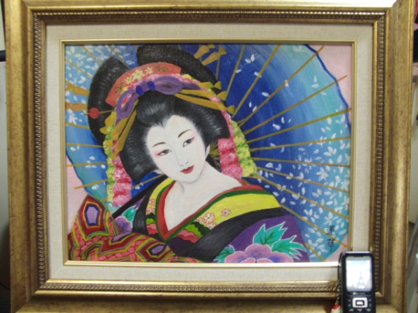 油彩画「Осеннее раздумье」 1946年 Kazonn O.A. 油彩画「Осеннее раздумье」 1946年 Kazonn O.A. 絶品】 1946年