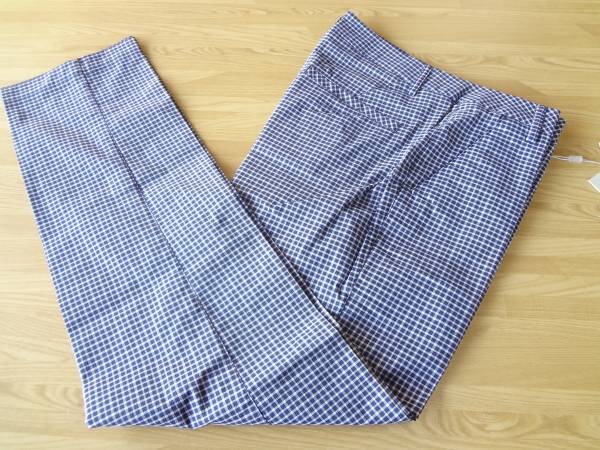 **PUMA Puma [ темно-синий 28×32] Plaid Tech Pantp Lad Tec брюки dry cell стрейч UV cut новый товар 