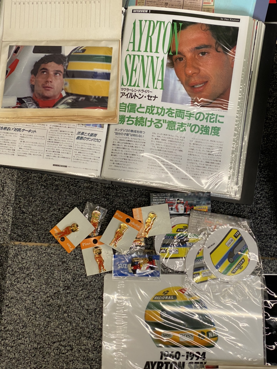 na17】☆希少品多数☆未使用品アリ☆アイルトンセナ グッズ140点 na17】☆希少品多数☆未使用品アリ☆アイルトンセナ グッズ140点