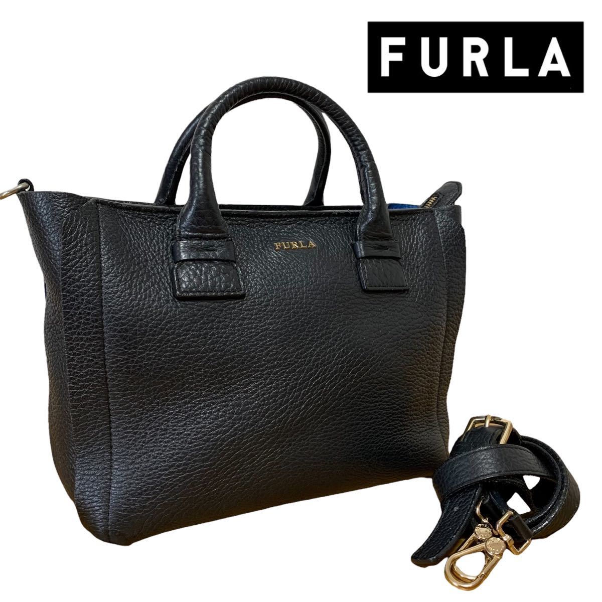 FURLA フルラ カプリッチョ 2WAY ショルダーバッグ ブラック www