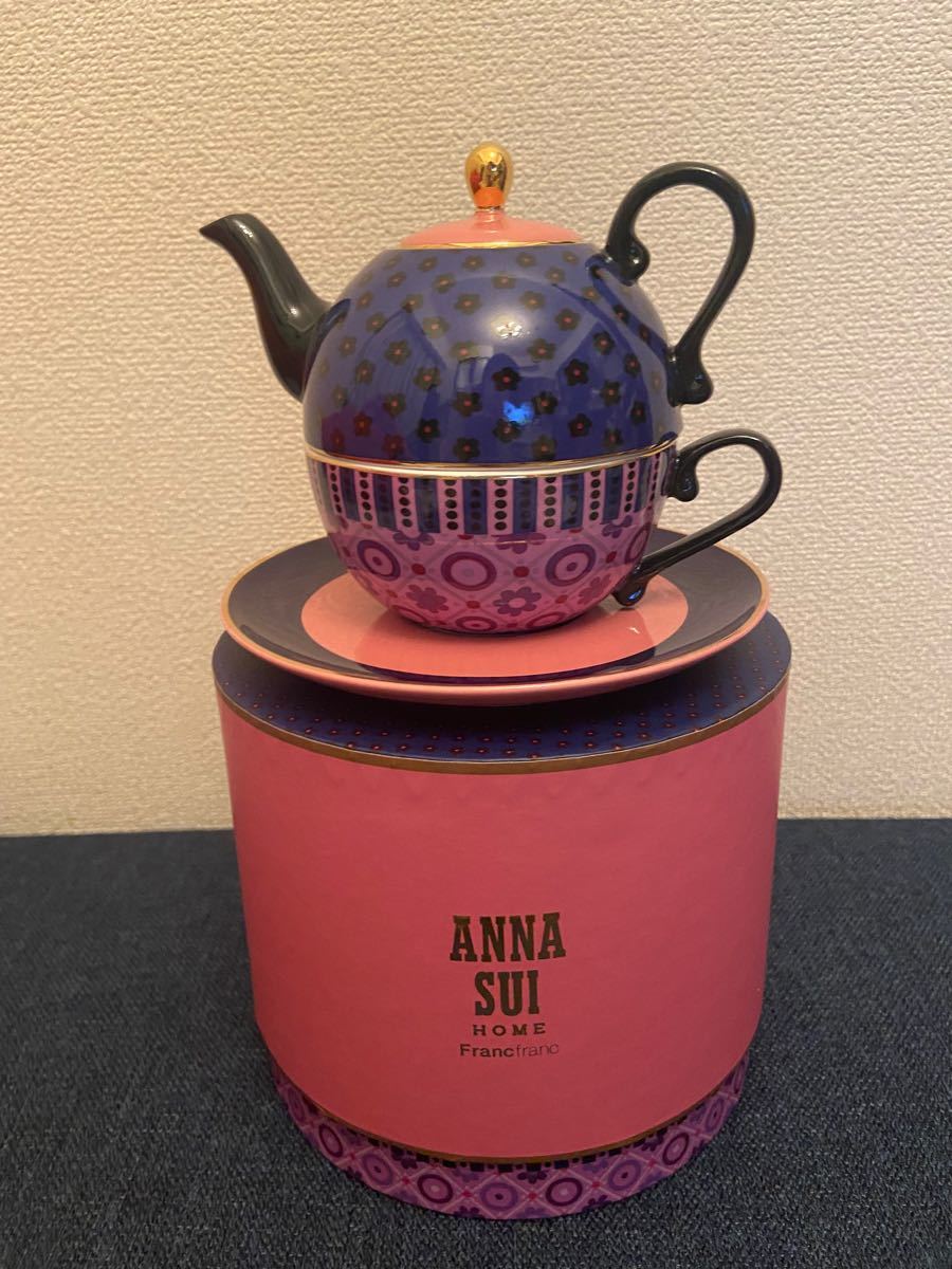 ANNA SUI × franc franc アナスイ フランフランティーフォーワン パープル未使用品