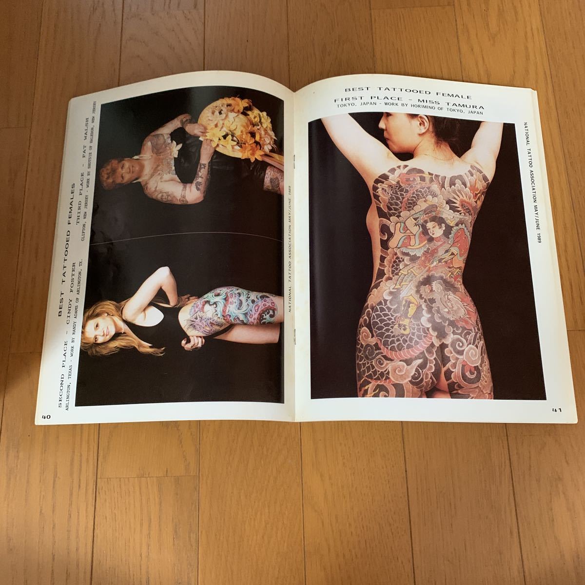 1989年 ＡＲＬＩＮＧＴＯＮ　ＴＥＸＡＳ　ＣＯＮＶＥＮＴＩＯＮ　洋書 タトゥー Tattoo 横浜 三代目 彫よし 初代彫俊　彫巳乃 レア