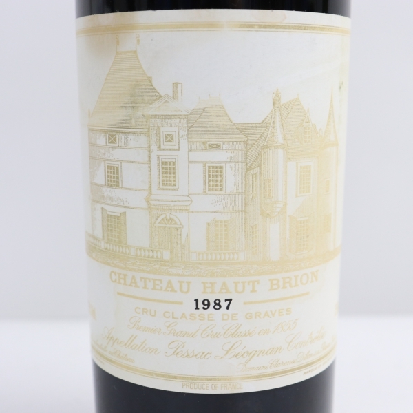 CHATEAU HAUT BRION(シャトーオーブリオン)1987 12.5% 750ml CHATEAU HAUT BRION(シャトーオーブリオン)1987 12.5% 750ml
