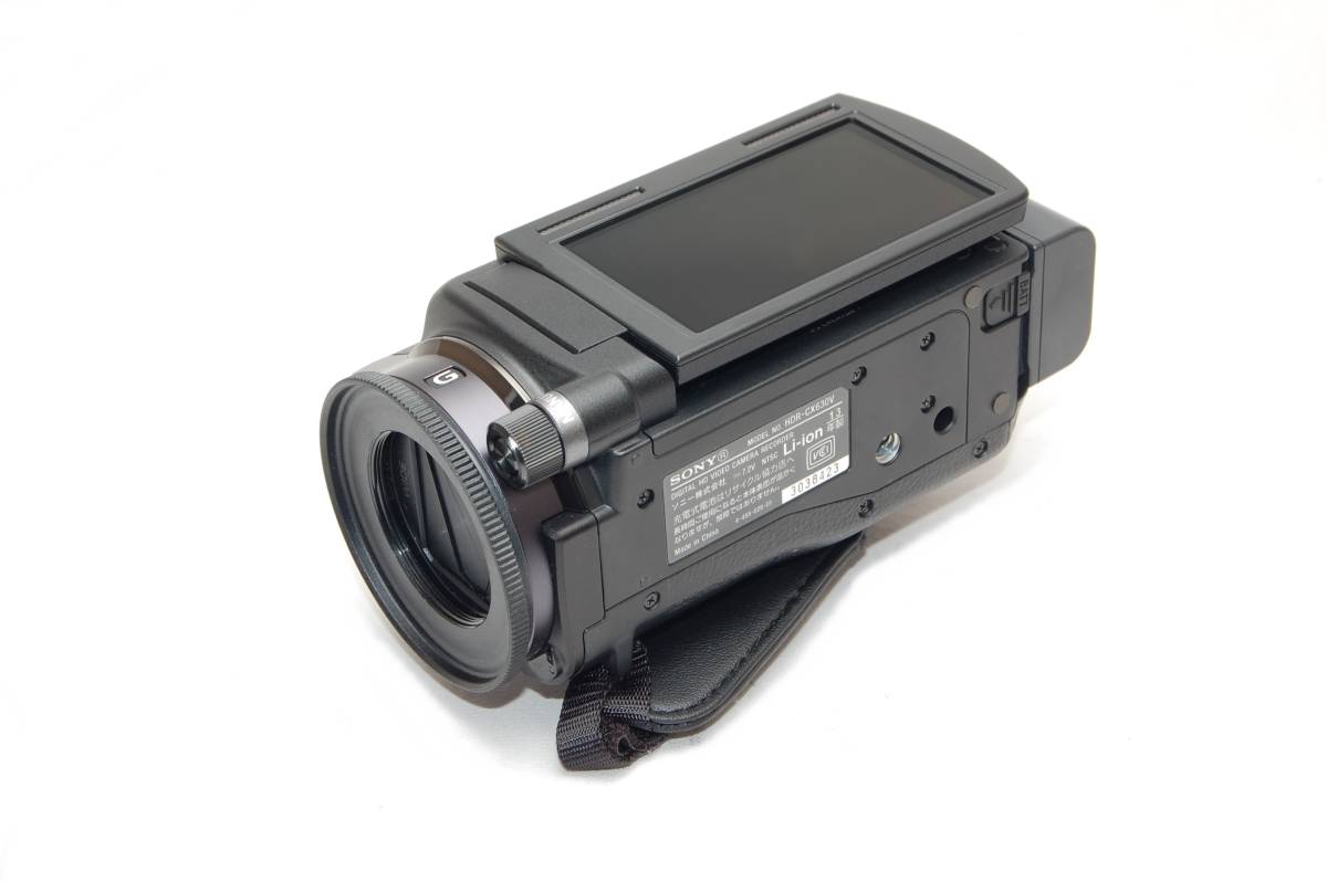◆極上美品!!◆SONY ソニー HDR-CX630V ボディ ブラック 黒色 黒 ハイビジョンビデオカメラ デジタルビデオカメラ★素晴らしい描写!!★_画像2