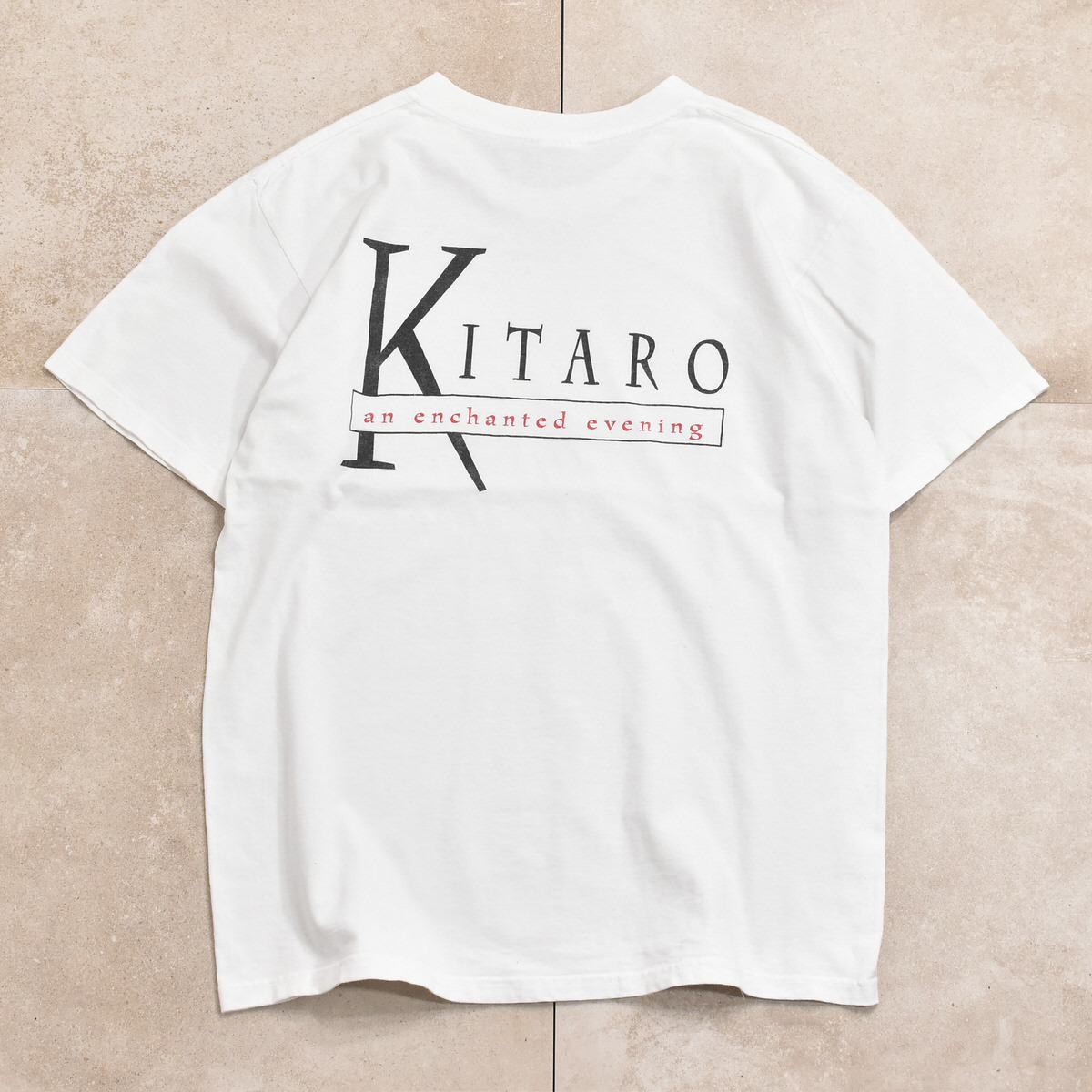 90s KITARO music T-shirtメンズ XL相当 90s 喜太郎 天空への響き ミュージック Tシャツ ニューエイジ バンドT 音モノ_画像3