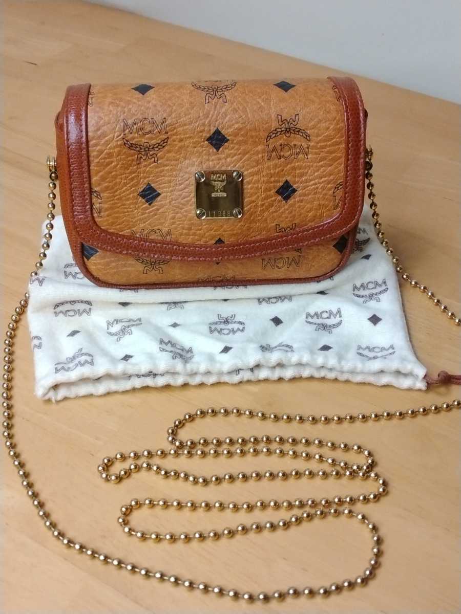 MCM エムシーエム ショルダーバッグ 小さなバッグ チェーン マイクロ
