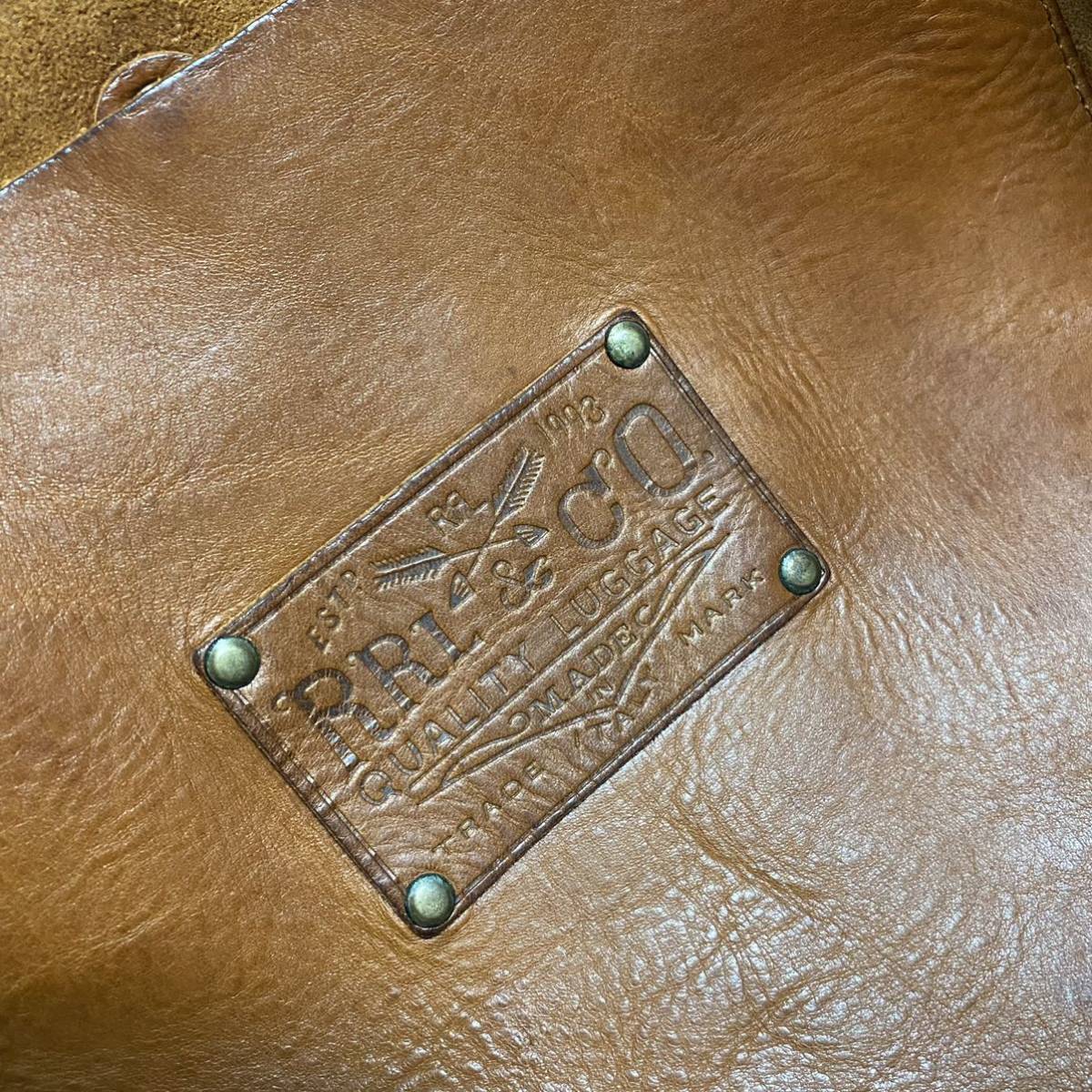 ダブルアールエル ヴィンテージレザートートバッグ RRL 美品 レザー