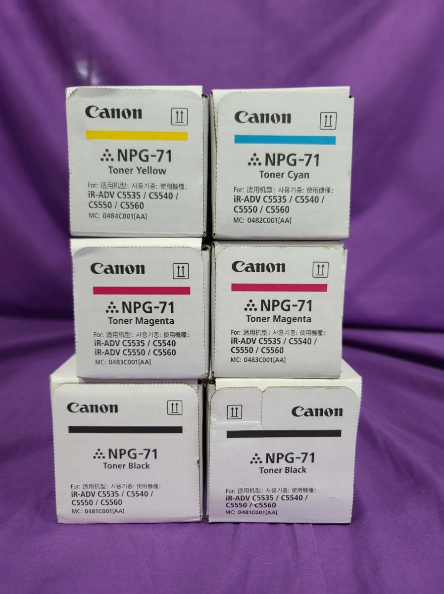 Canon NPG-71 トナー 6本-