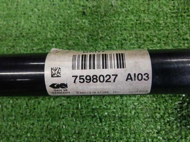 BMW X3 F25 20dx LDA-WY20 left front drive shaft N47D20C 7598027 220799