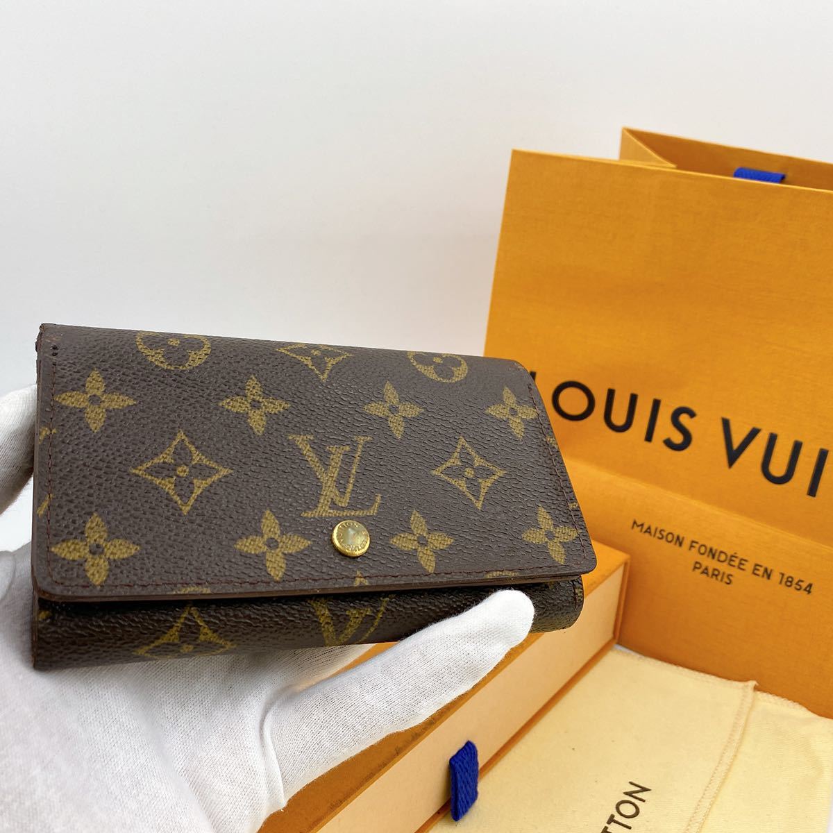 A217【正規品】LOUIS VUITTON ルイヴィトン モノグラム ポルトフォイユ