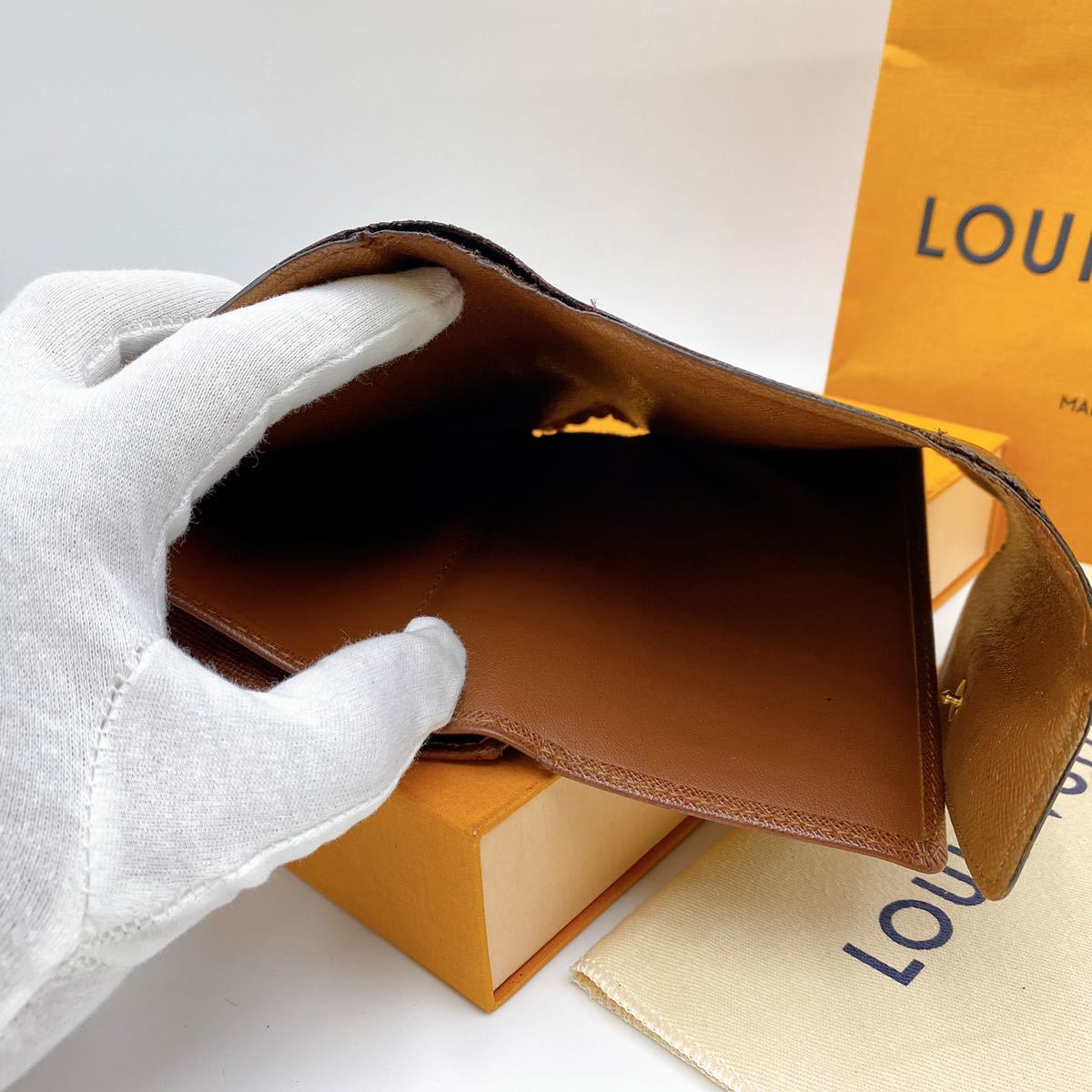 A317 正規品 LOUIS VUITTON ルイヴィトン モノグラム 三つ折り財布