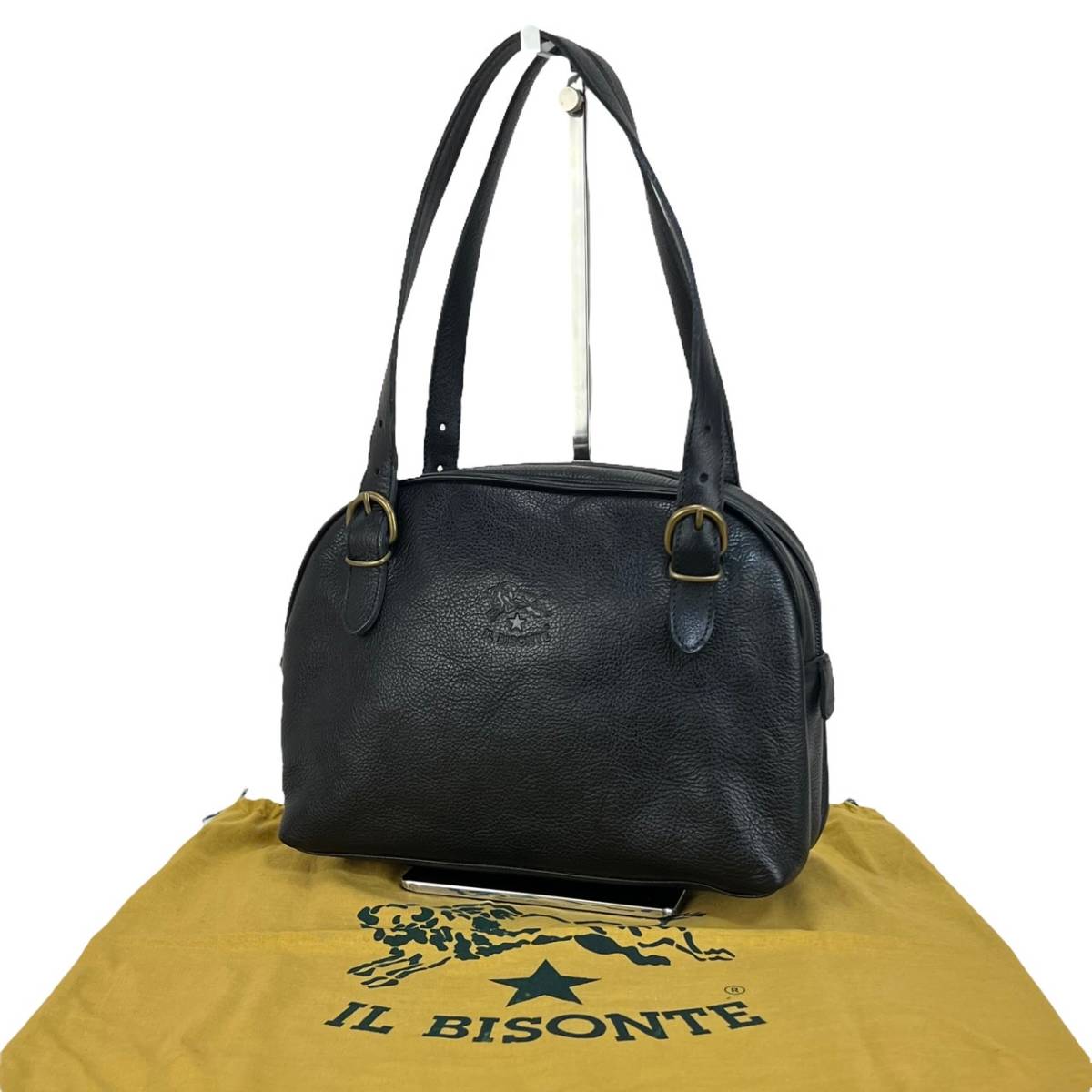 ☆未使用☆ IL BISONTE イルビゾンテ ハンドバッグ ショルダーバッグ
