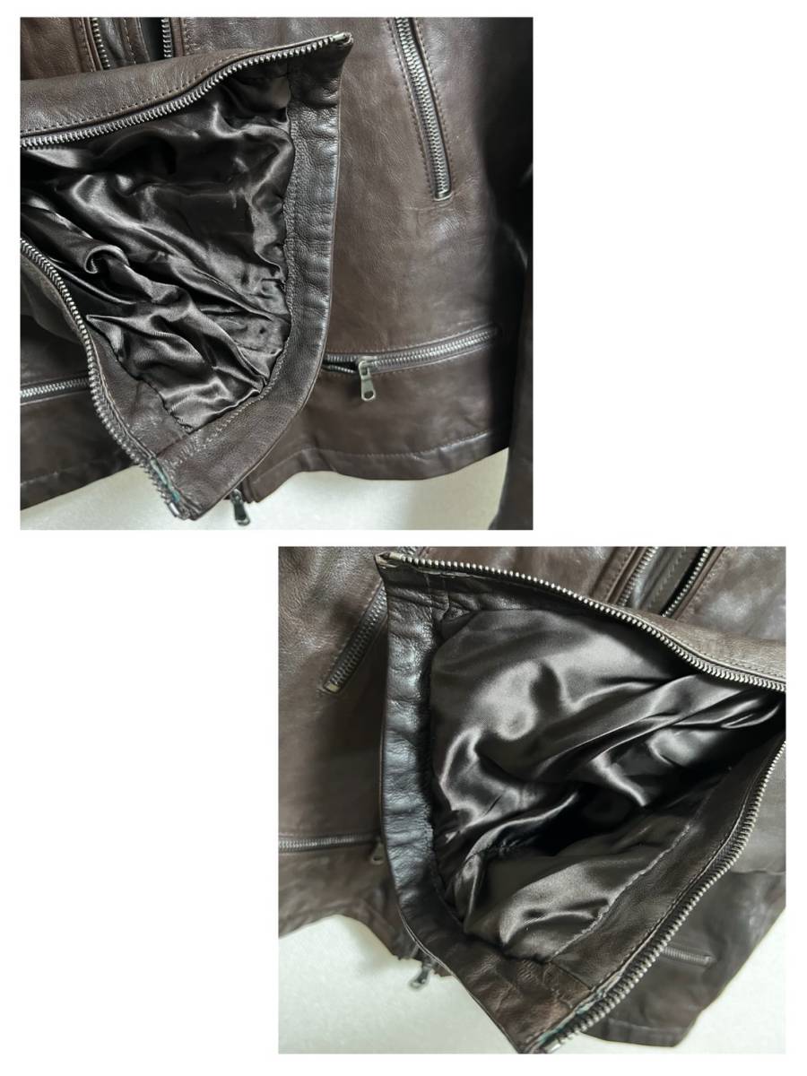 ☆レア ゴート☆ Dolce&Gabbana レザージャケット 50/L GOATSKIN