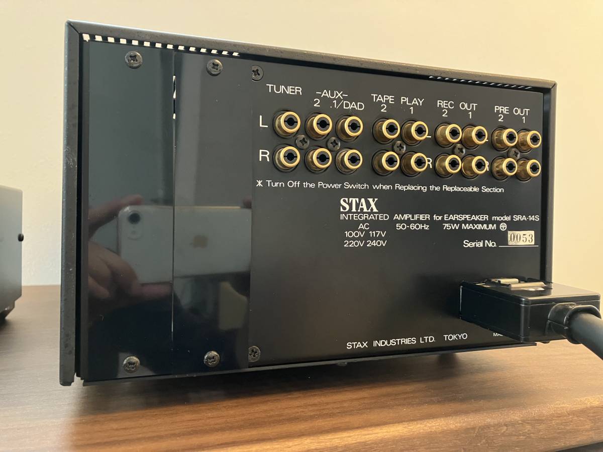 【美品】スタックス STAX SRA-14S イヤースピーカードライバー_画像6