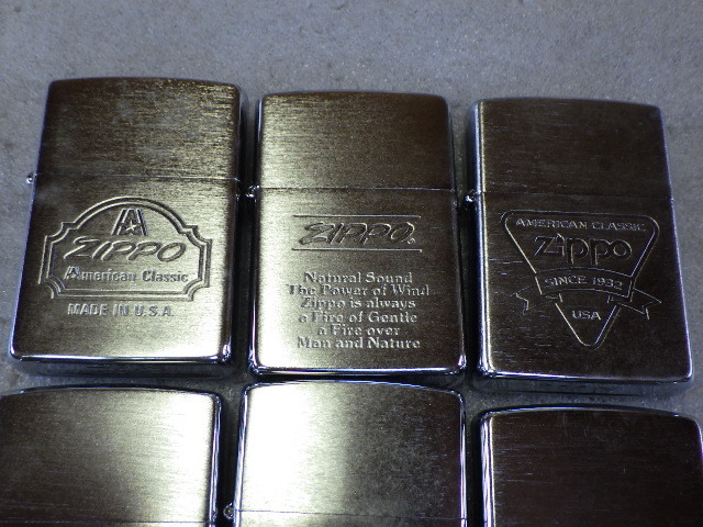 未使用 ZIPPO ジッポー VⅢ 1992年製 6個まとめて ヴィンテージ デッド