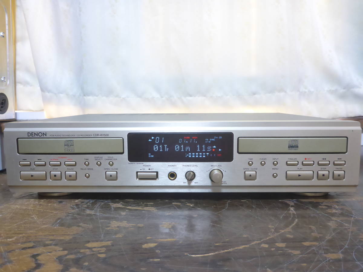 DENON CDR-W1500 1 CDレコーダー デノン www.nickstellino.com
