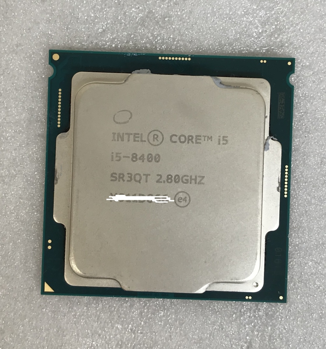 CPU インテル Core i5-8400 2.80GHz SR3QT LGA1151 i5 第8世代 プロセッサー Intel Core i5 8400 中古動作確認済み_画像1