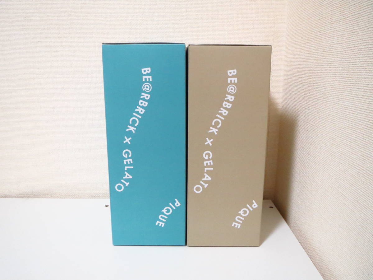 新品未開封】 GELATO PIQUE × BE@RBRICK 400% MINT BEIGE 2個セット