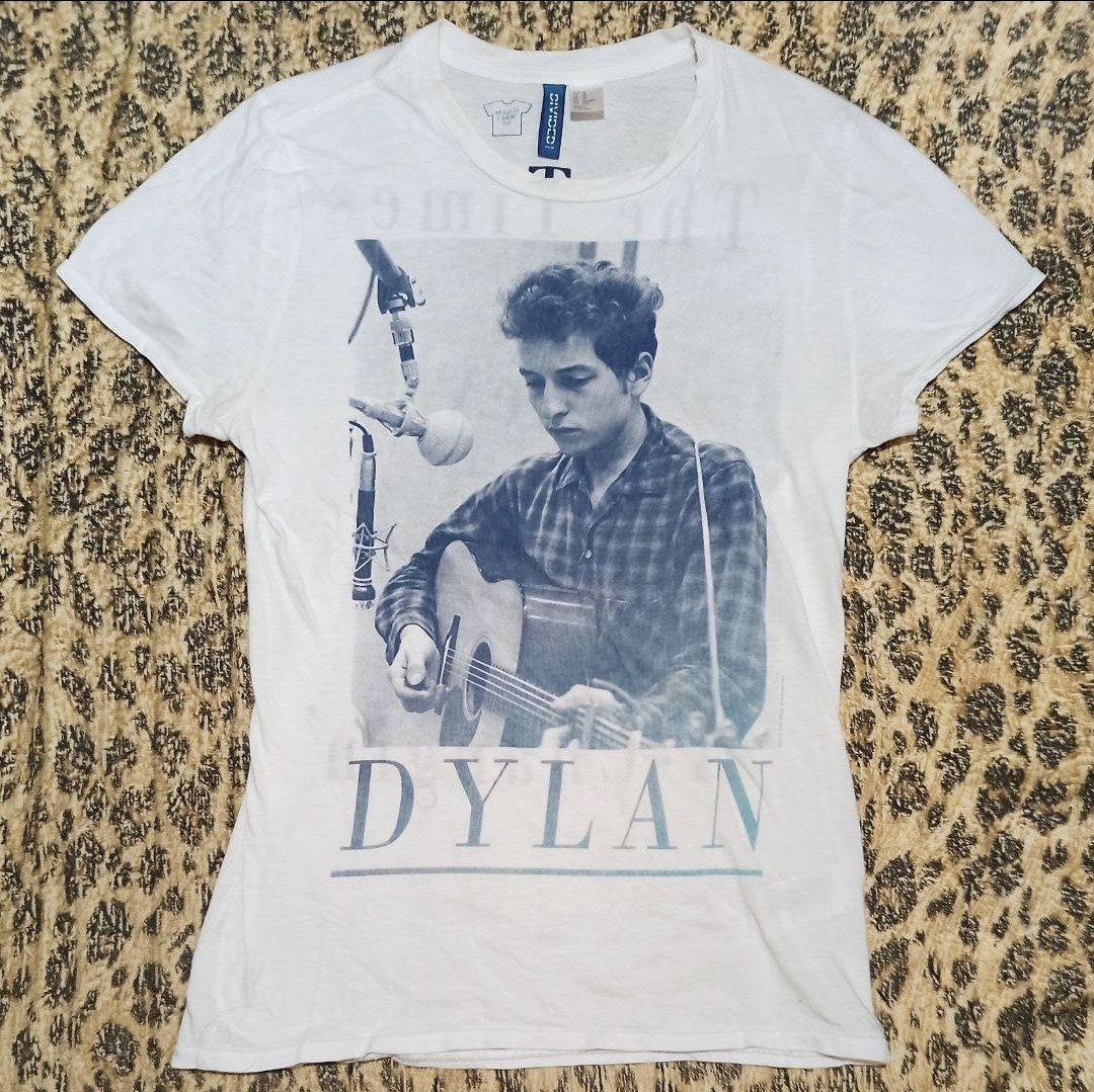 Bob Dylan  半袖Tシャツ　白