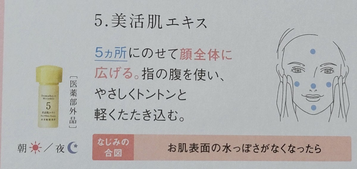 ドモホルンリンクル 基本4点 各5本.-