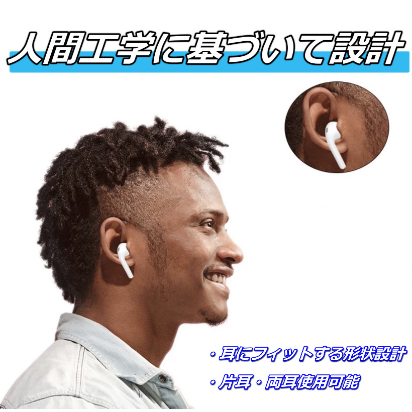 ワイヤレス イヤホン Bluetooth i7s　白 ヘッドセット ブルートゥースイヤホン iPhone スマホ 充電ケース TWS☆_画像5