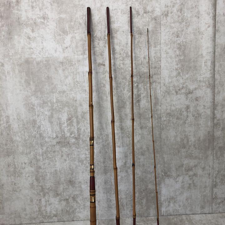伝統和竿】京匠 釣り竿 中通し 竹製 印籠継 4継 330cm 11尺 仕舞 伝統和竿】京匠 釣り竿 中通し 竹製 印籠継 4継 330cm 11尺 仕舞