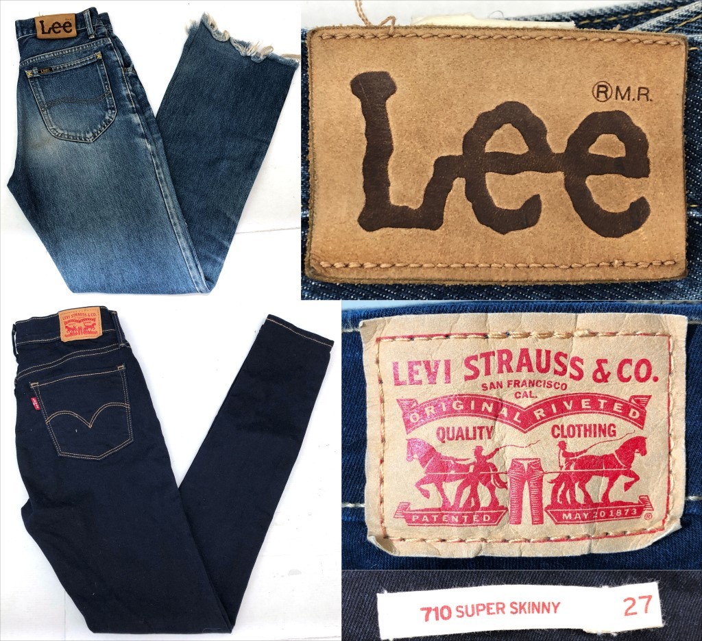 【大量21本セット】デニムパンツ ジーンズ まとめ メンズ レディース Levi's/EDWIN/Wrangler/Lee/Ralph Lauren/Eddie Bauer/他_画像3