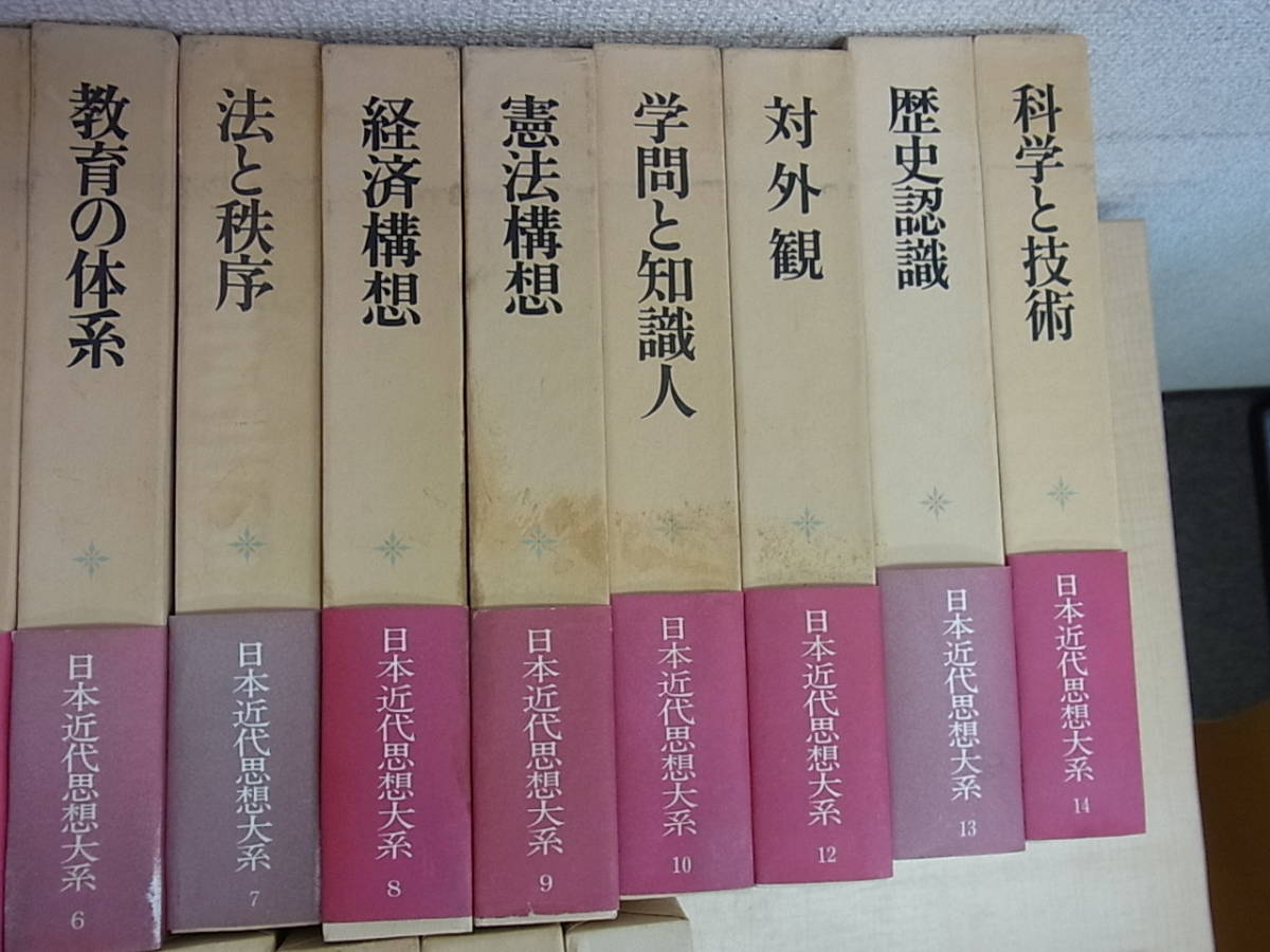 140626H-0626H-0002A10■日本近代思想大系■計19冊セット　岩波書店　軍隊 兵士・美術・芸能など_画像3