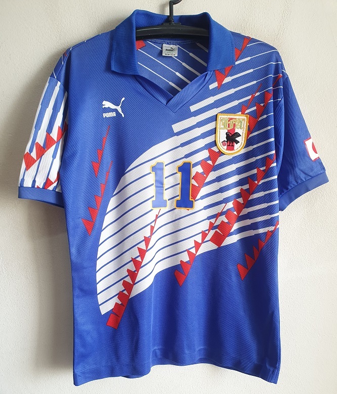 サッカー日本代表 1993HOME S/Sユニフォーム#11カズ 三浦知良 L ドーハ
