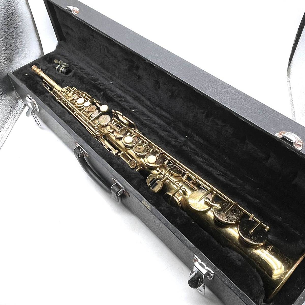 H1195 ソプラノサックス SAX Splendor スプレンダー YAMAHA ヤマハ 日産純正 ソプラノサックス ジャンク品 管楽器
