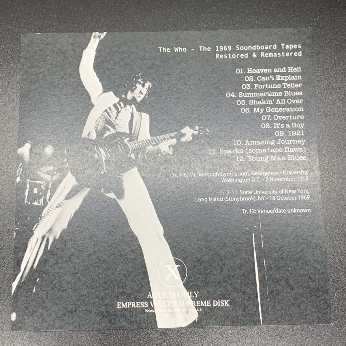 THE WHO : FUCK OFF! MY FUCKING STAGE! THE COMPLETE WOODSTOCK TAPES 伝説のウッドストック完全版！驚愕のステレオサウンドボード！EVSD