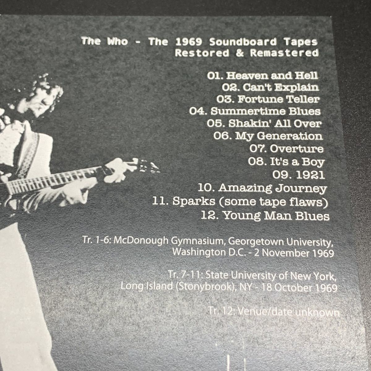 THE WHO : FUCK OFF! MY FUCKING STAGE! THE COMPLETE WOODSTOCK TAPES 伝説のウッドストック完全版！驚愕のステレオサウンドボード！EVSD