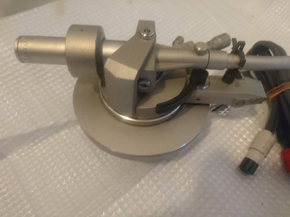 ■ DENON / DA-402 ■ LONG tonearm for 16inch Turntable ロングアーム+フォノケーブル (交換式/S字トーンアーム、アームパイプ) 導通OK 6