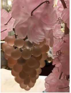 特価イタリア輸入アンティーク調ピンクパープル葡萄ブドウのランプ葡萄の卓上ランプ葡萄のナイトランプ_画像2