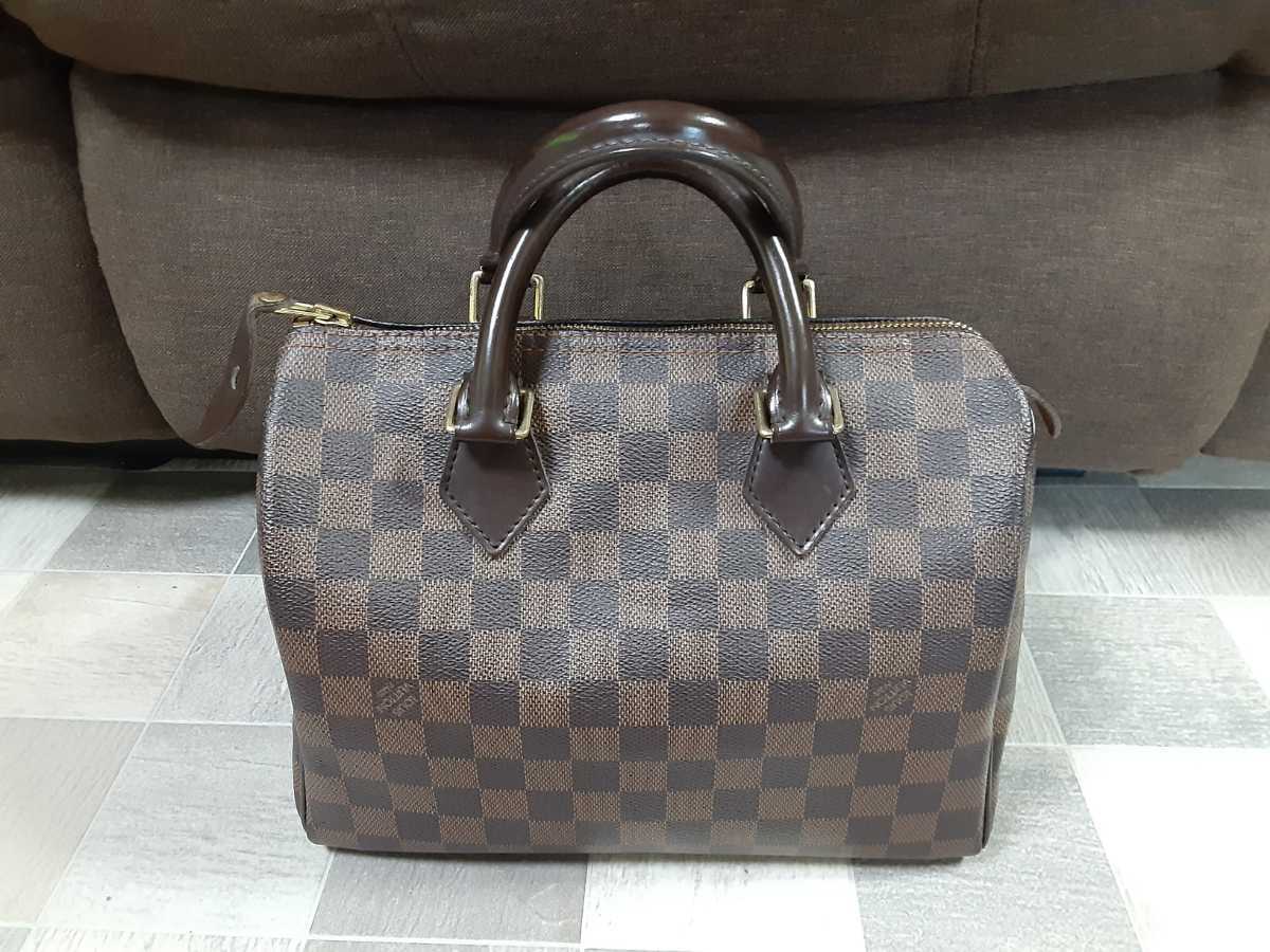 LOUIS VUITTON ルイヴィトン ダミエ エベヌ スピーディ25 スピーディー
