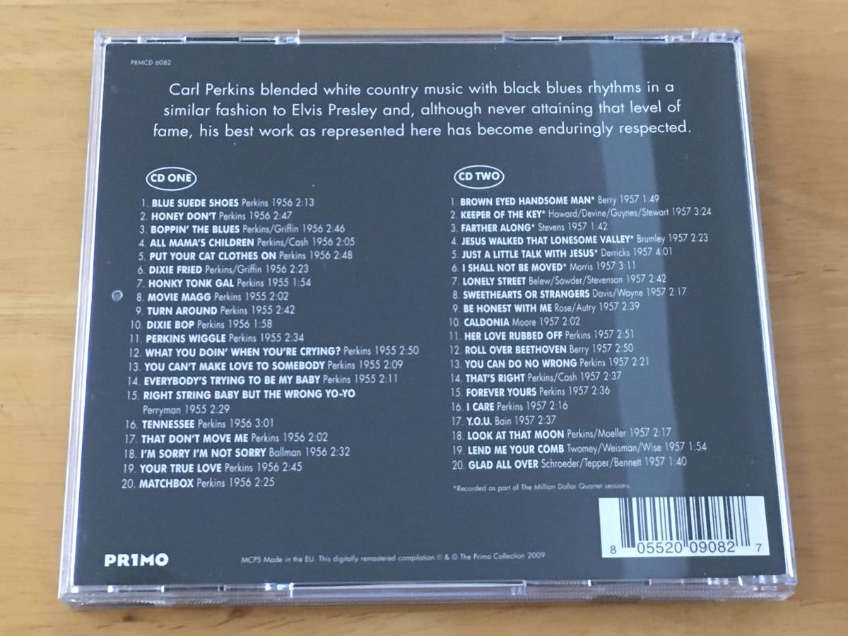 Carl Perkins The fabulous 輸入盤CD 2枚組 検:カールパーキンス ロカビリー Rockabilly Elvis Presley Little Richard Gene Vincent Sun_画像2